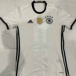 Adidas Germany Soccer Jersey White Black